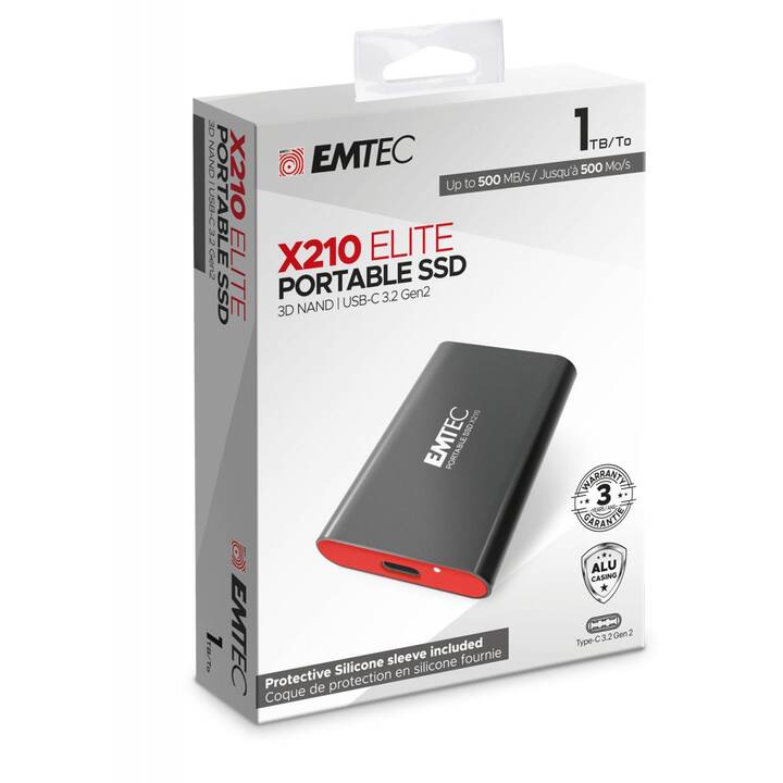 EMTEC INTERNATIONAL X210 Elite (USB de type C, 1000 GB)