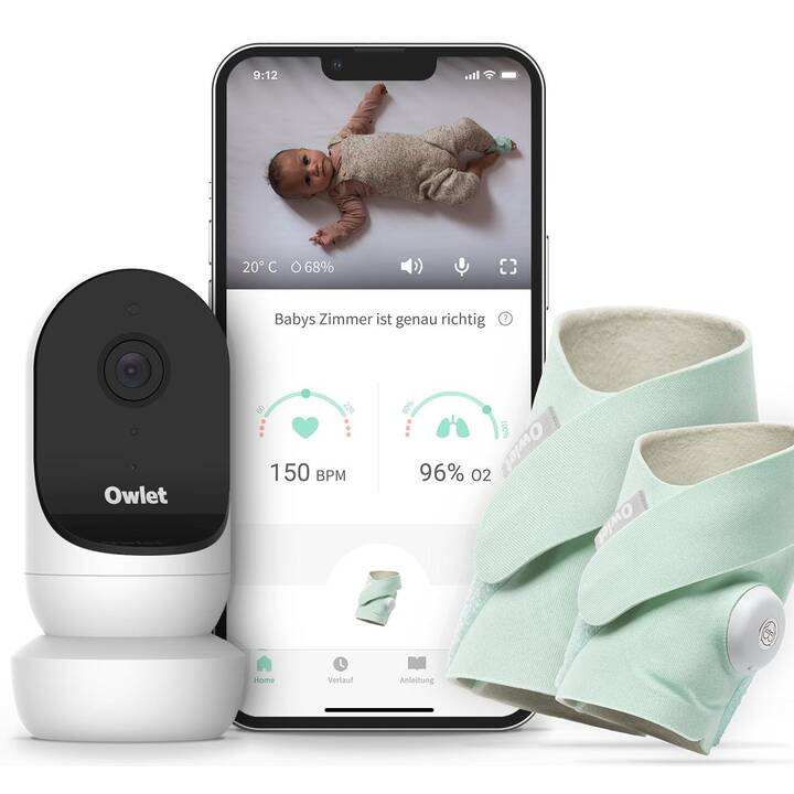 OWLET Monitor Duo 2 Smart Sock 3 + Videophone Kamera 2