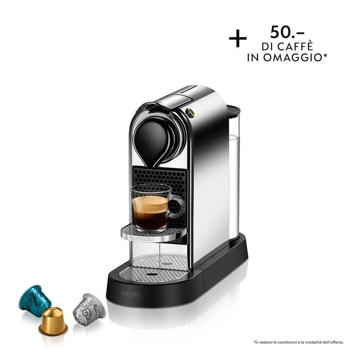 KRUPS Citiz XN741 (Nespresso, Chrom) Interdiscount