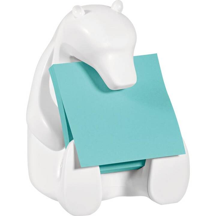 3M Notes autocollantes Bear (90 feuille, Vert)