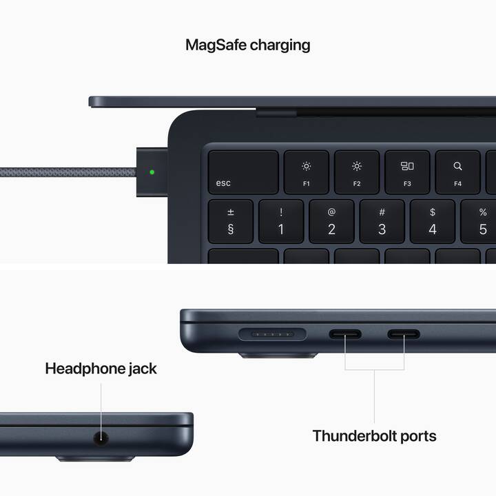 APPLE MacBook Air 2022 (13.6", Apple M2 Chip, 16 GB RAM, 256 GB SSD)