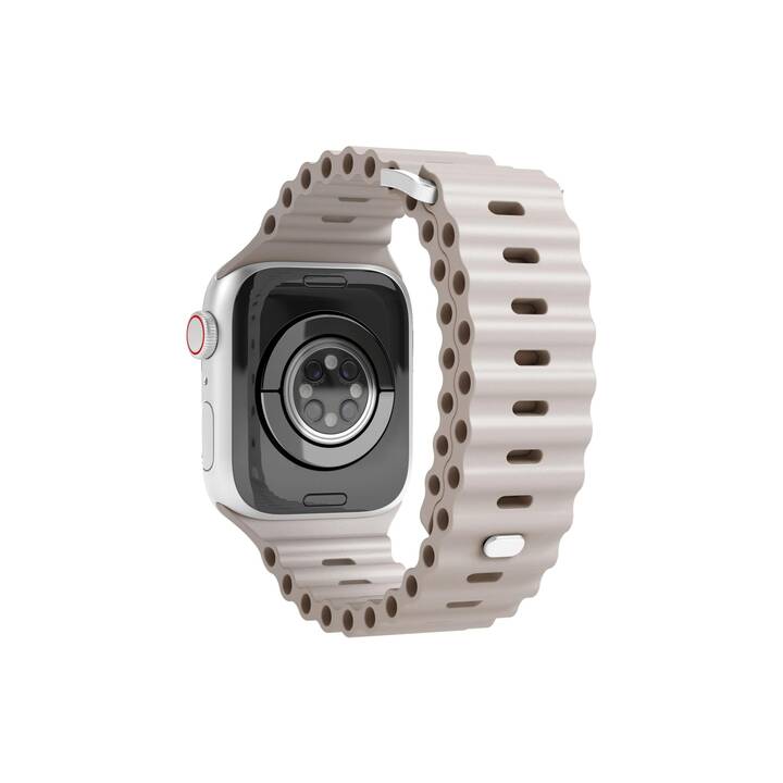 VONMÄHLEN Wave Cinturini (Apple Watch 40 mm / 41 mm / 38 mm, Argento)