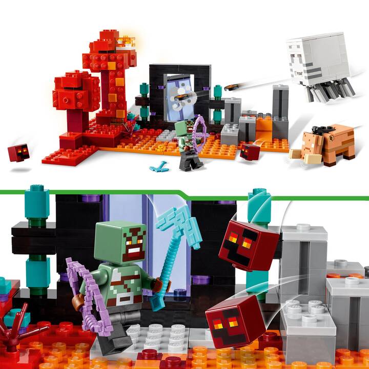 LEGO Minecraft Agguato nel portale del Nether (21255)