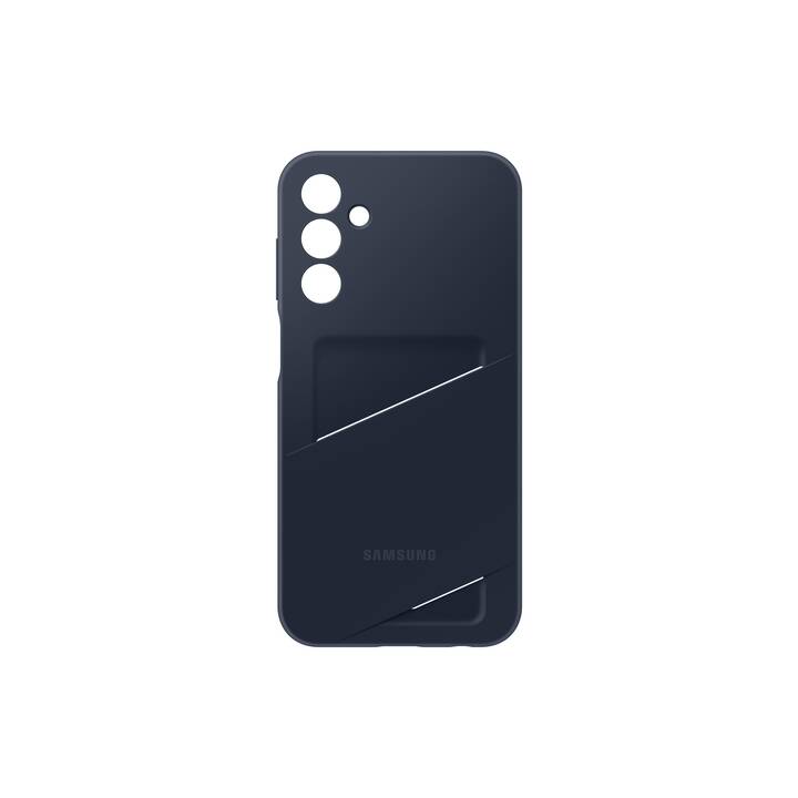 SAMSUNG Couverture arrière avec porte-carte (Galaxy A15 5G, Noir, Bleu)