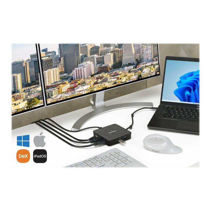 KENSINGTON Dockingstation (2 x HDMI, RJ-45 (LAN), 2 x USB 3.1 Gen 2 Typ-A, USB 3.1 Gen 2 Typ-C)
