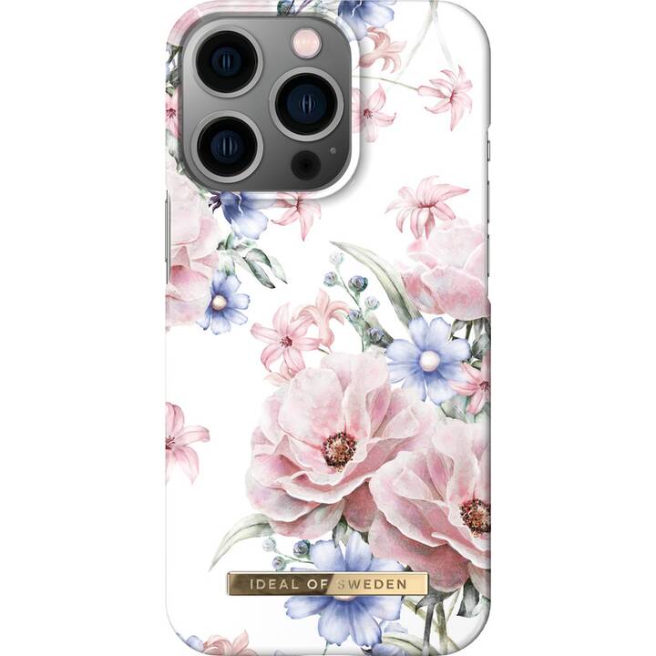 IDEAL OF SWEDEN Backcover Floral Romance (iPhone 13 Pro, Blau, Rosa, Weiss)