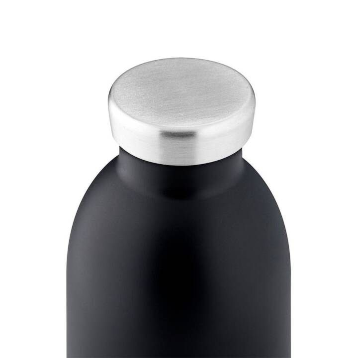 24BOTTLES Thermo Trinkflasche Clima Tuxedo Black (0.85 l, Schwarz)