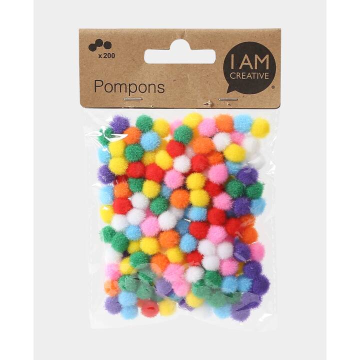I AM CREATIVE Pompon (Multicolore)