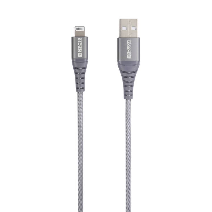 SKROSS Kabel (USB C, Lightning, 2 m)