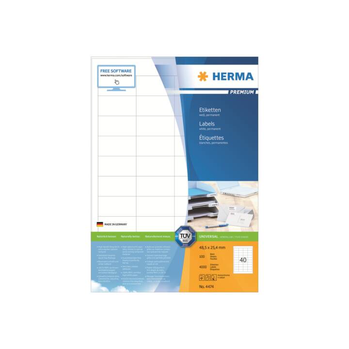 HERMA Premium (48.5 x 25.4 mm)