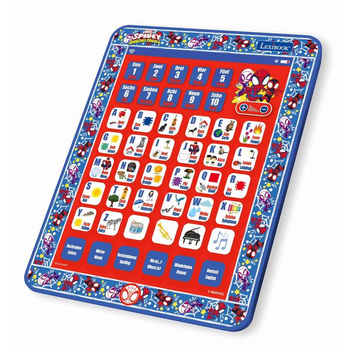 LEXIBOOK Tablet per bambini Spidey Amazing Friends (DE, EN)