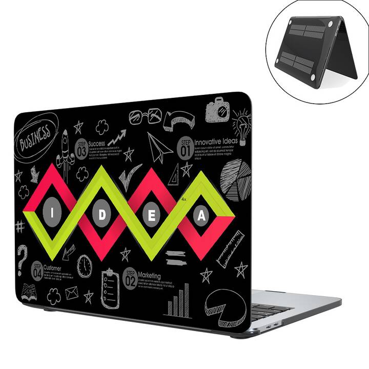 EG coque pour MacBook Air 13" Retina (2018 - 2020) - multicolore - idées