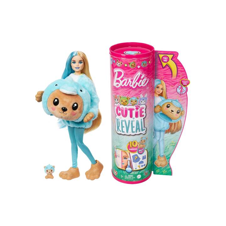 BARBIE Barbie Cutie Reveal Costum Teddy Dolphin