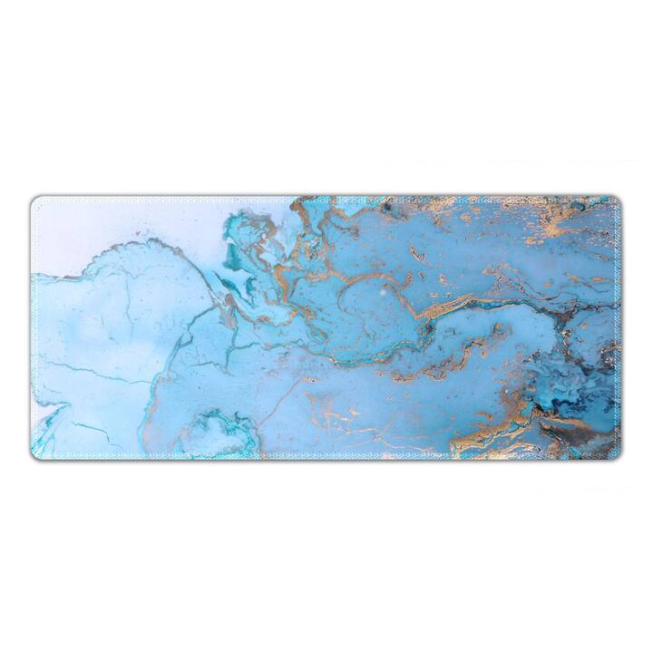 EG Tastaturmatte (70x30cm) - blau - marmor