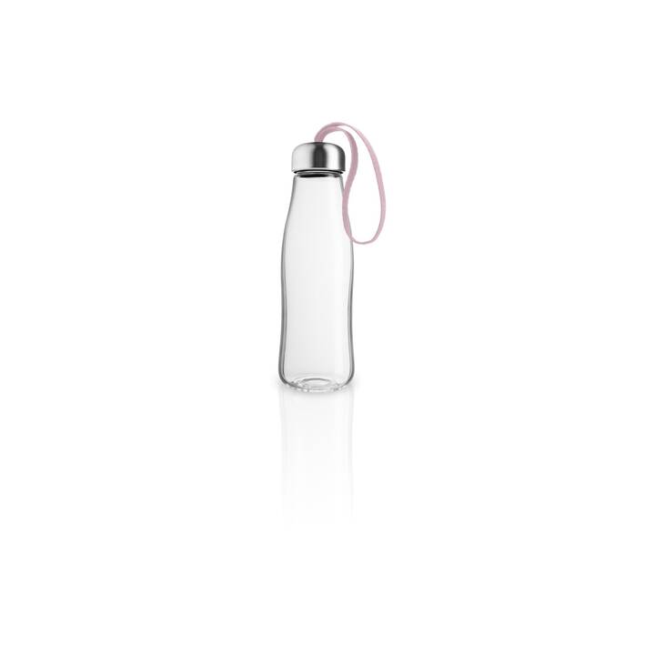 EVA SOLO Trinkflasche (0.5 l, Transparent, Rosa)