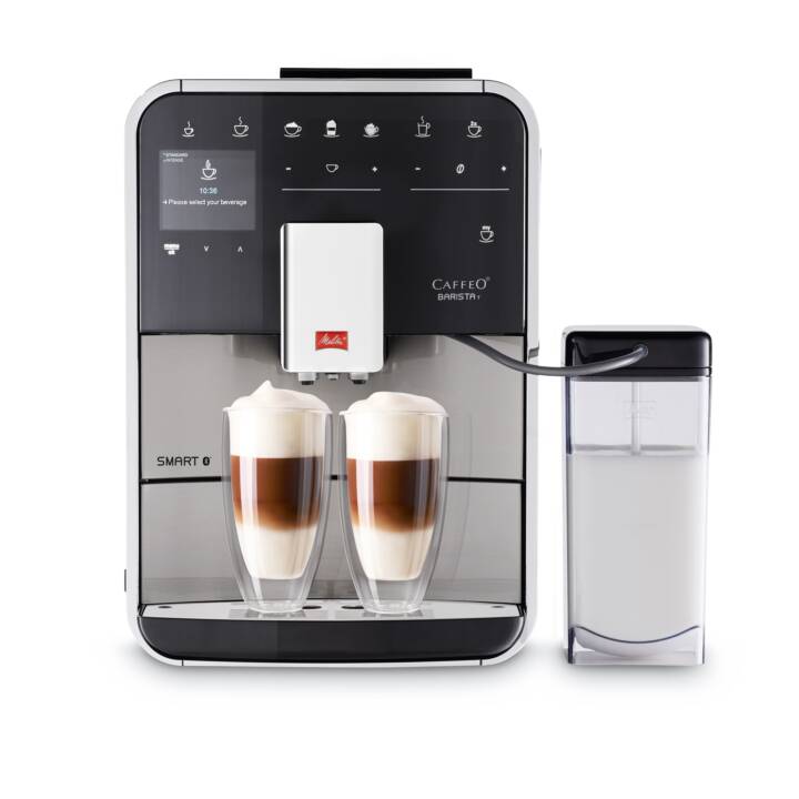 MELITTA Barista T Smart F840-100 (Argent, Noir, Acier inox, 1.8 l, Machines à café automatique)