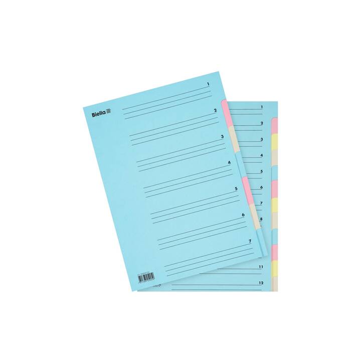 BIELLA Dossier d'index (Multicolore, A4, 1 pièce)
