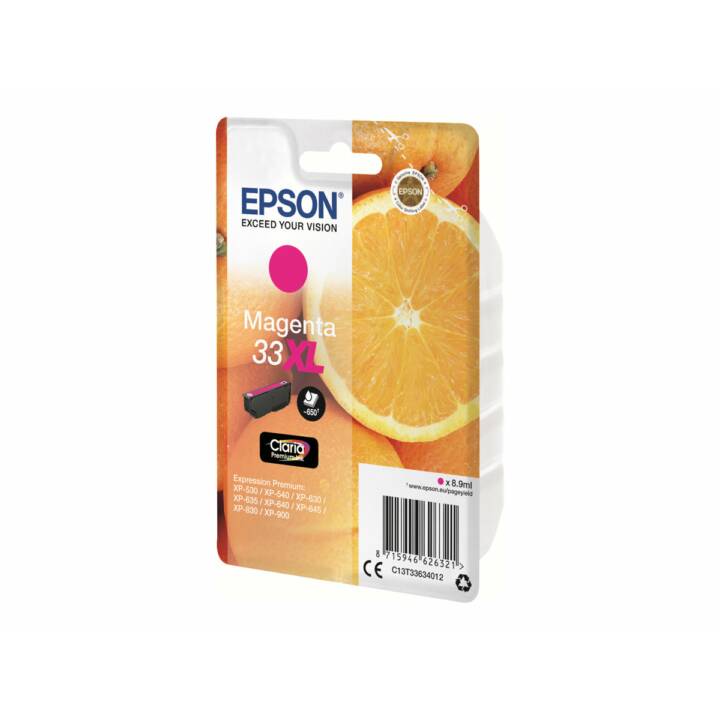 EPSON T33634012 (Magenta, 1 pezzo)