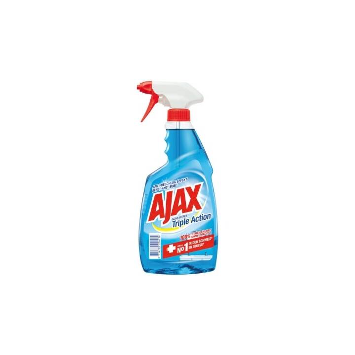 AJAX Detergente per vetri Triple Action Duo-Pack
