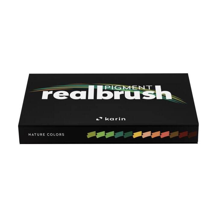 KARIN Acrylmarker Real Brush Pro (Farbig assortiert, 12 Stück)