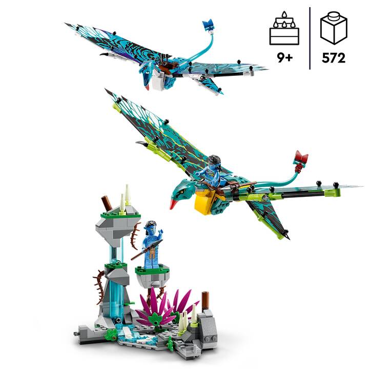 LEGO Avatar Jakes und Neytiris erster Flug auf einem Banshee (75572)