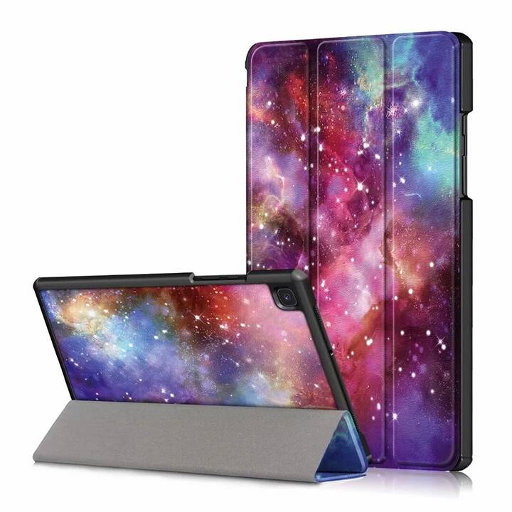 EG Coque pour Samsung S6 lite P610 P615 (2020) - multicolore - galaxie