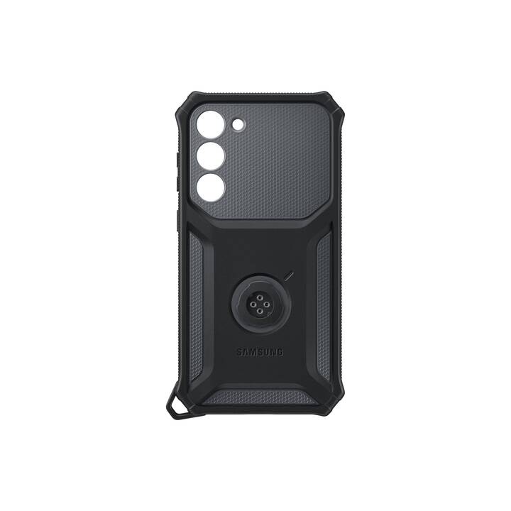 SAMSUNG Backcover Rugged Gadget (Galaxy S23+, Titan, Schwarz)