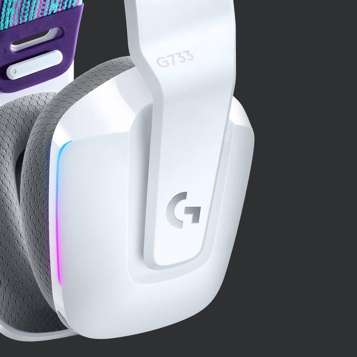 LOGITECH G733 (Over-Ear, Bianco)