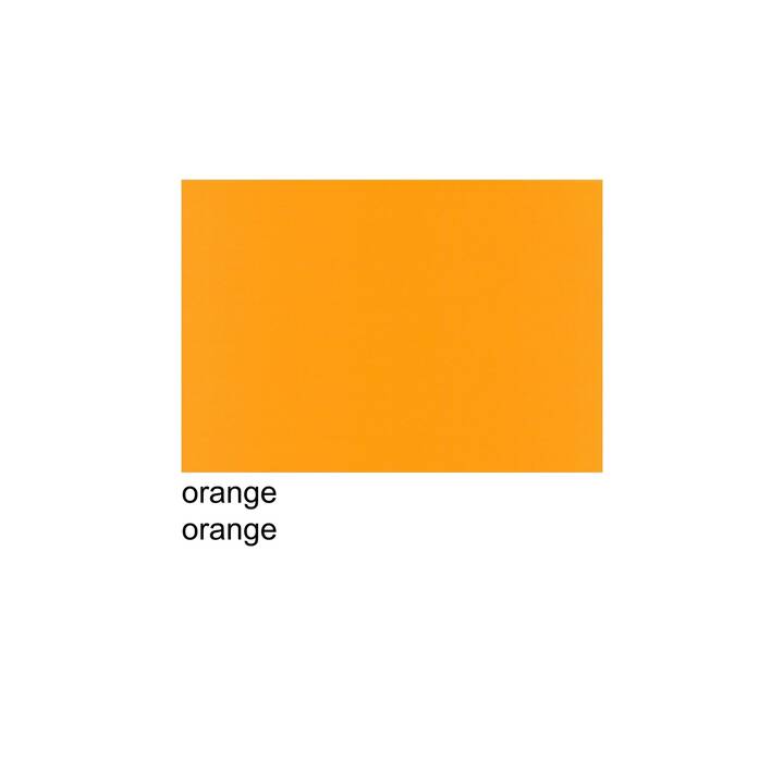 PAPYRUS Papier à dessin de couleur (Orange, A4, 100 feuille)