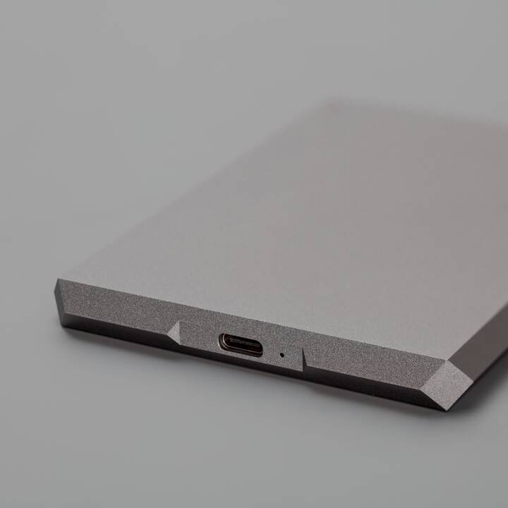 LACIE STHG5000402 (USB Typ-C, 2 TB, Grau)