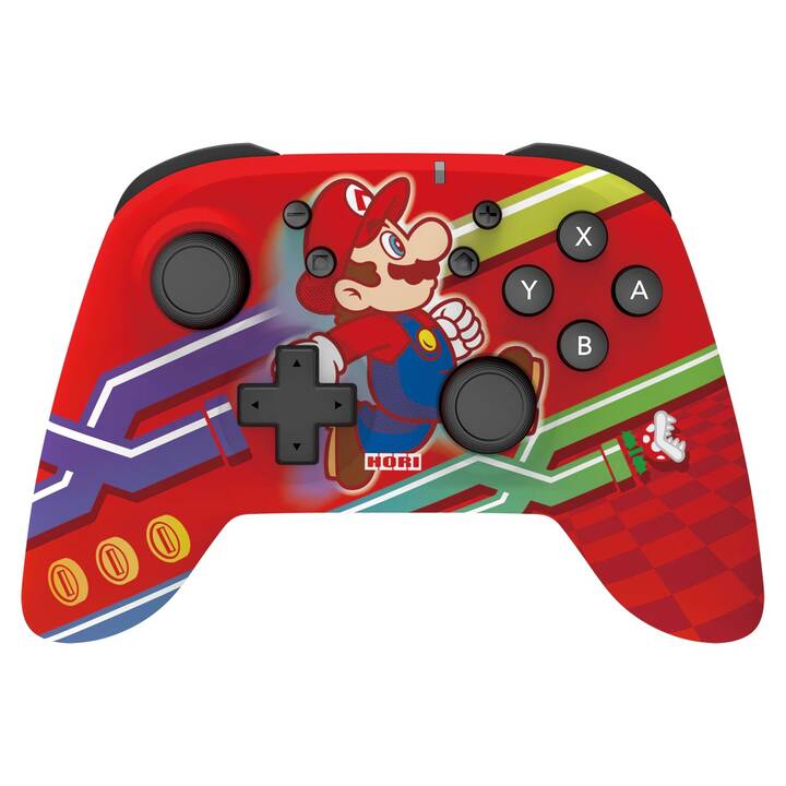 HORI Wireless Horipad Super Mario Controller (Multicolore, Rosso)