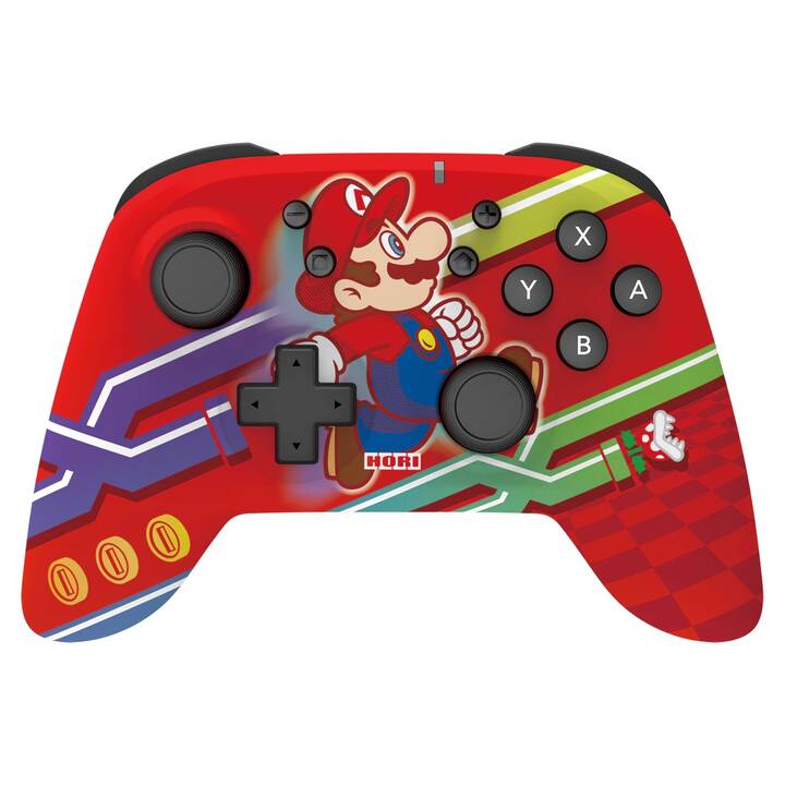 HORI Wireless Horipad Super Mario Controller (Mehrfarbig, Rot)