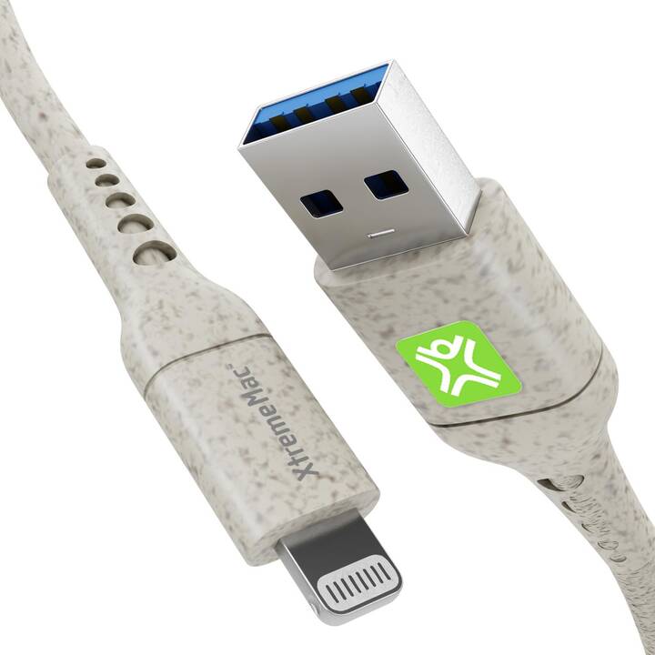 XTREMEMAC Eco Kabel (Lightning, USB Typ-A, 2 m)