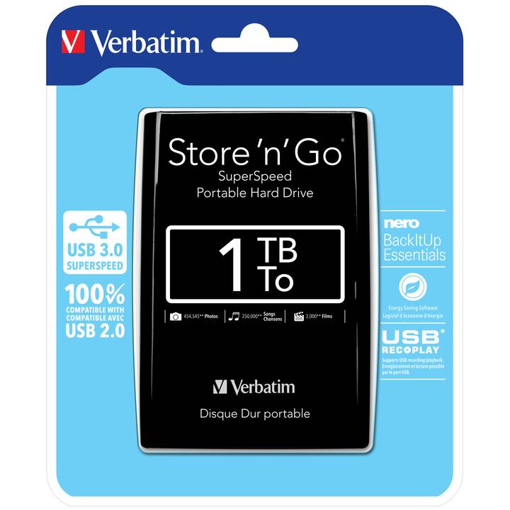 VERBATIM Store n Go (USB de type A, 1000 GB)