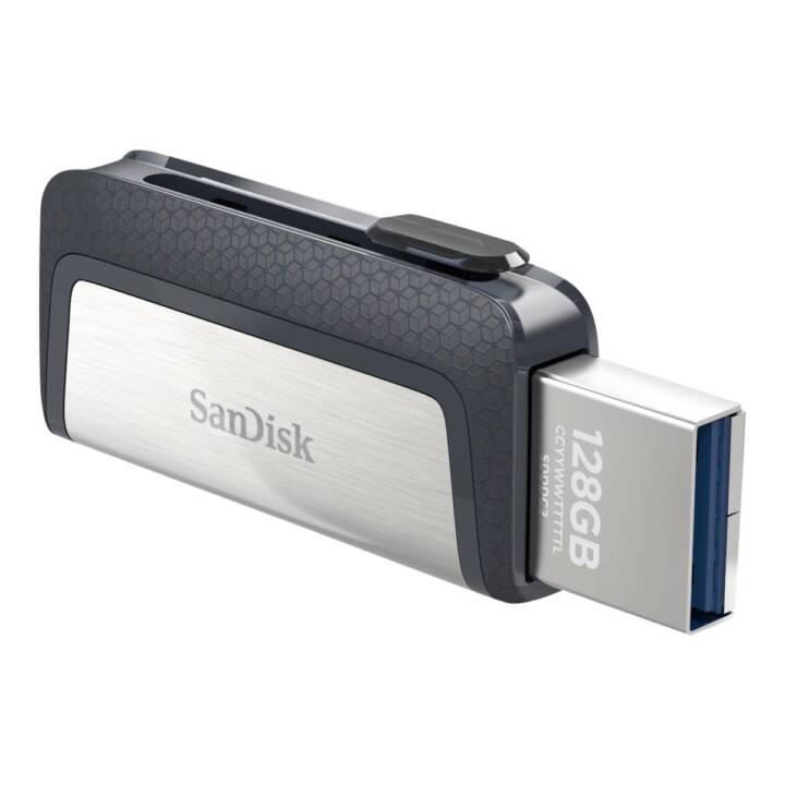 SANDISK Ultra Dual Drive (128 GB, USB 3.1 Typ-A, USB 3.1 Typ-C)