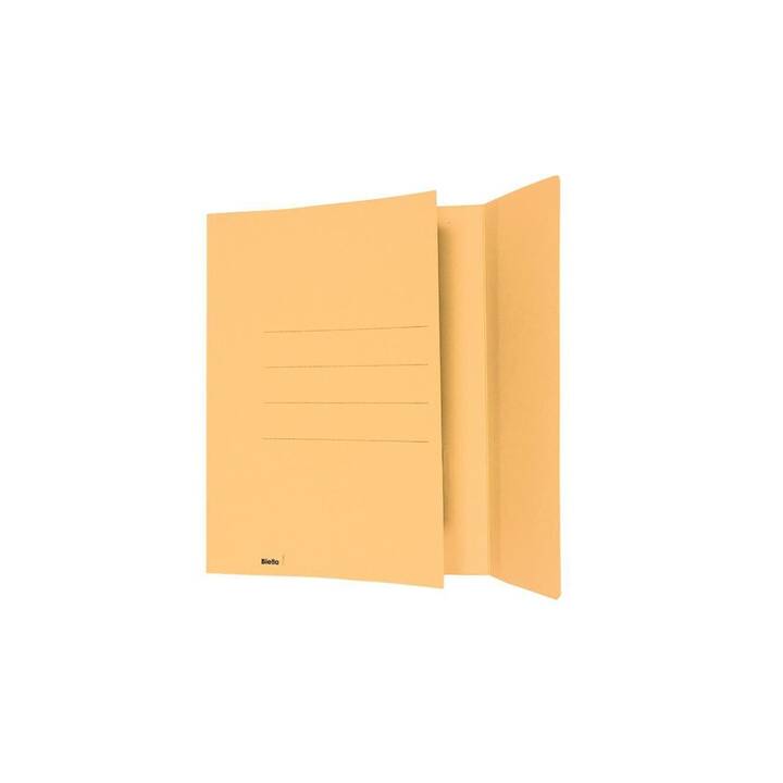 BIELLA Einlagemappe (Gelb, A4, 50 Stück)