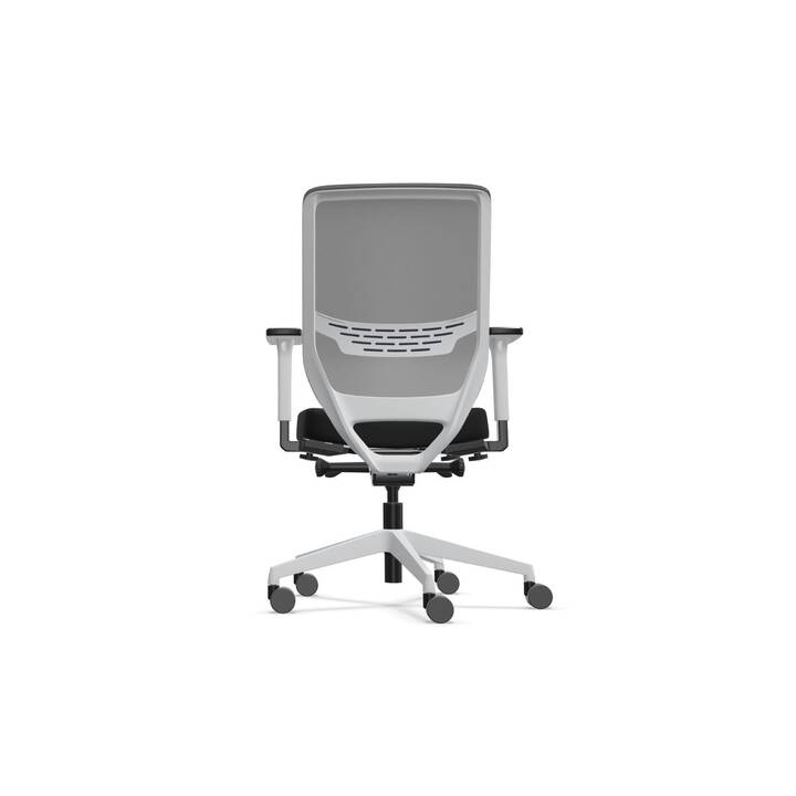 TREND OFFICE SC 9242  Fauteuil de bureau piovant (Blanc)