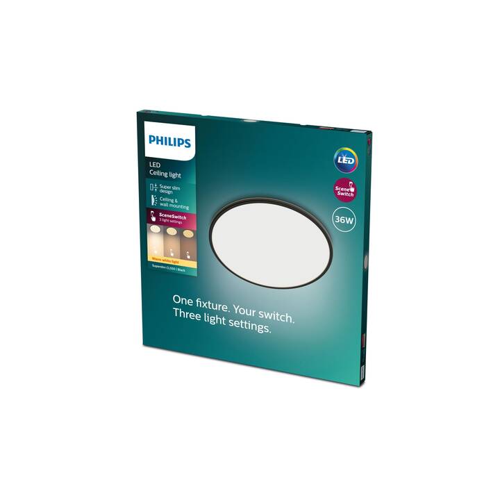 PHILIPS Deckenleuchte CL550 360 (Schwarz)