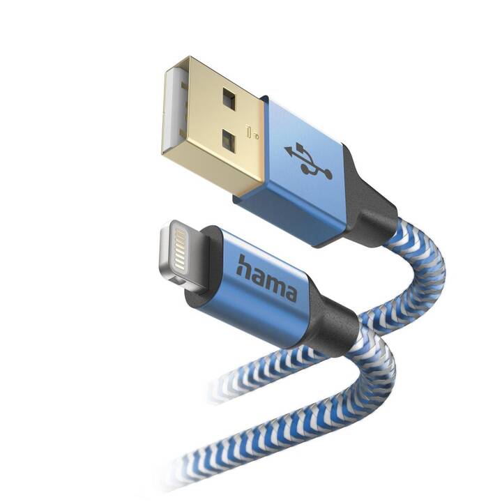 HAMA Refelctive Cavo (Lightning, USB di tipo A, 1.5 m)