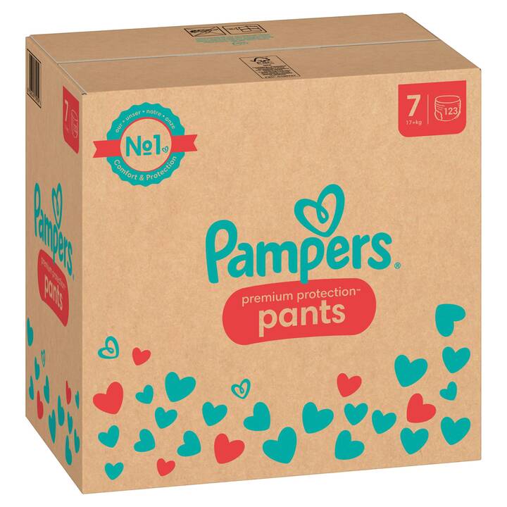 PAMPERS Premium Protection Pants 7 (123 pièce)