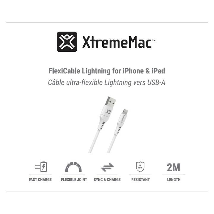 XTREMEMAC XWH-LTG-03 Câble (Lightning, USB de type A, 2 m)