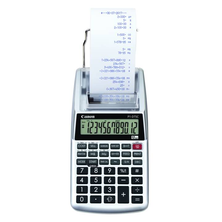 Canon MP1211-LTSC calculatrice Bureau Calculatrice imprimante Argent