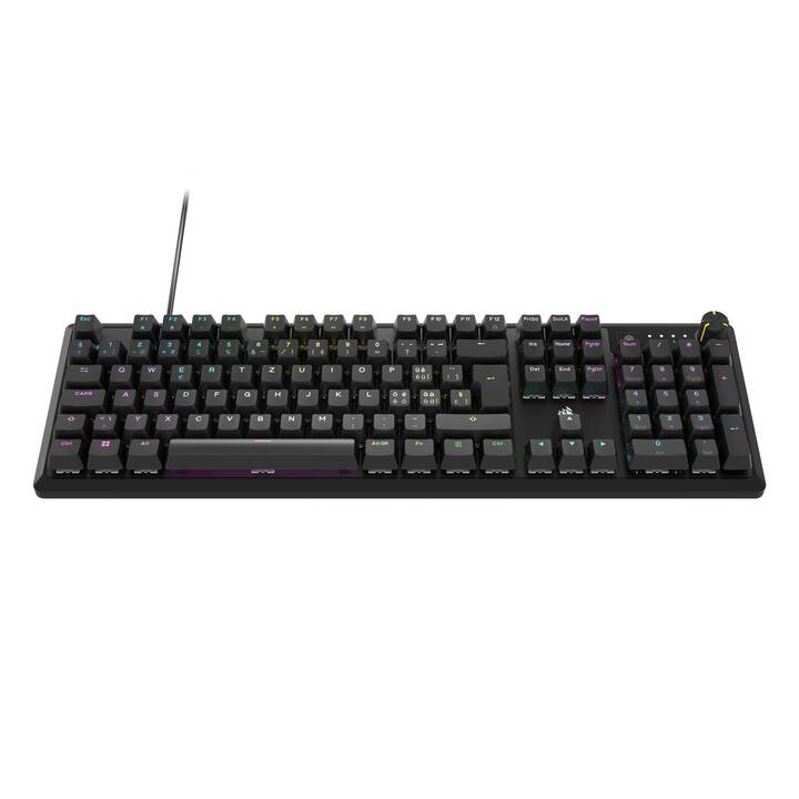 CORSAIR K70 CORE RGB (USB, Svizzera, Cavo)