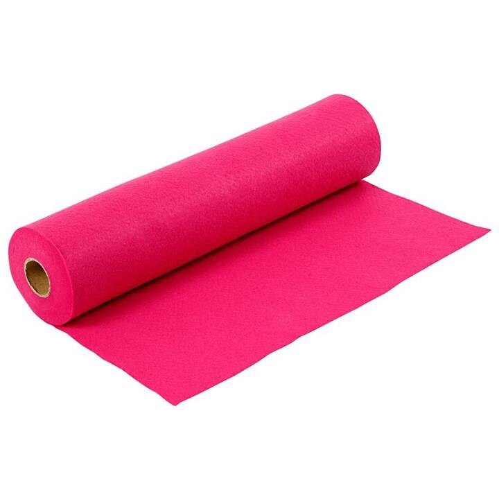 GLOREX Bastelfilz In Pink – Weich & Extrafest, 4 Mm Dick, 30x40 Cm, 1 Stück