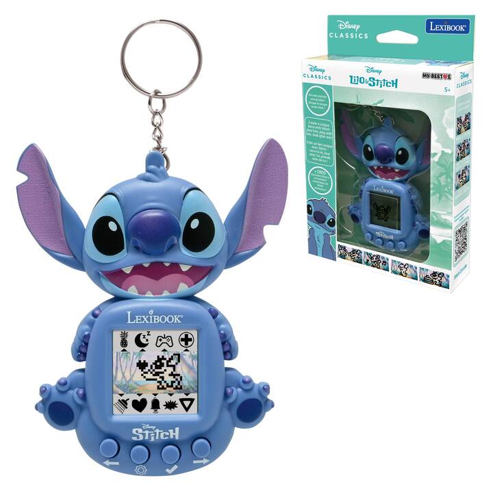 LEXIBOOK Animal électronique virtuel Disney Stitch (3.2 cm, Aucun