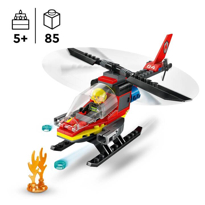 LEGO City Feuerwehrhubschrauber (60411)