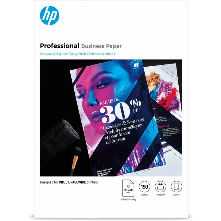 HP Professional Carta fotografica (150 foglio, A3, 180 g/m2)
