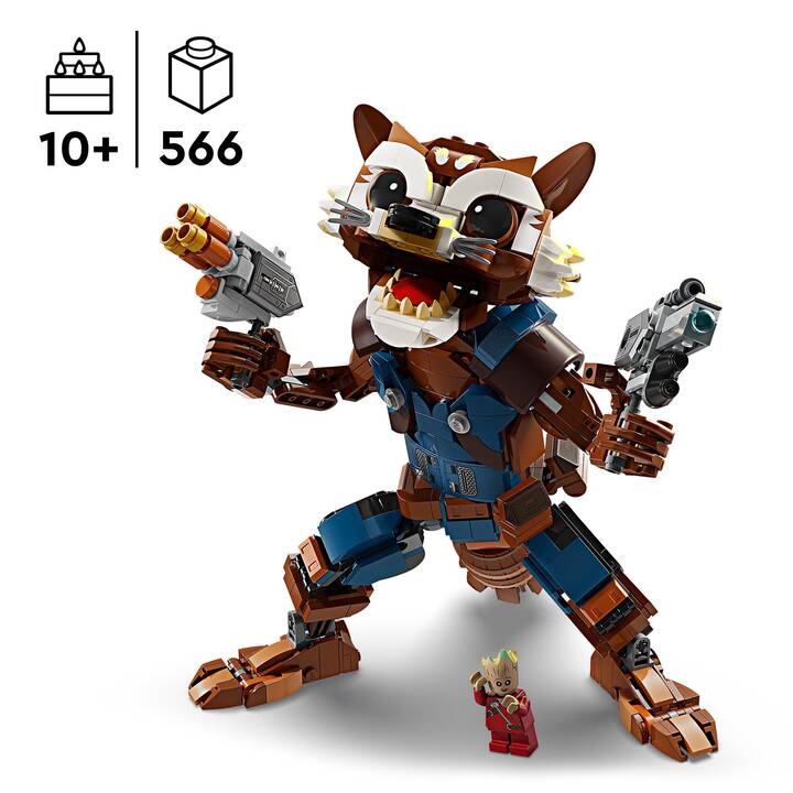 LEGO Marvel Super Heroes Rocket e Baby Groot (76282)