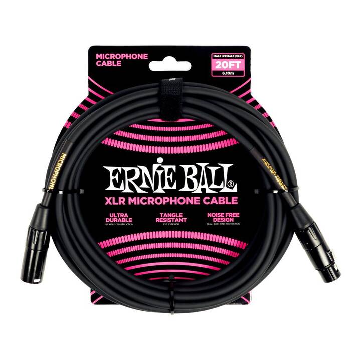 ERNIE BALL Câble de raccordement (XLR, 6.1 m)