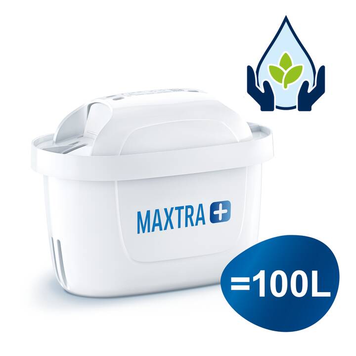 BRITA Filtro acqua da tavola Flow XXL incl. 1 cartuccia MAXTRA PRO